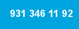 931 346 11 92 931 346 11 92
